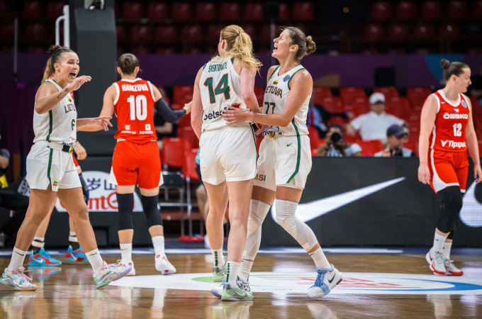 FIBA reitinge – moterų rinktinės šuolis aukštyn