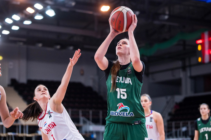 Mūšį dėl bronzos pralaimėjusios U18 merginos neiškovojo bilieto į A divizioną