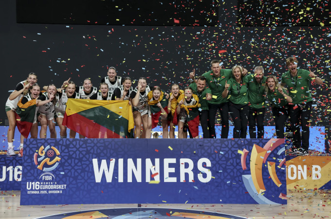Lietuvos 16-metės – Europos čempionato B diviziono nugalėtojos!
