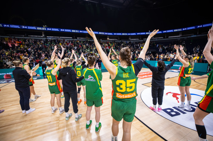 FIBA reitinge – didžiausias Lietuvos moterų rinktinės šuolis Europoje