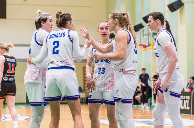 „Vakarų bangos“ palaikomas „Neptūnas-Amberton“ triumfavo uostamiesčio mūšyje