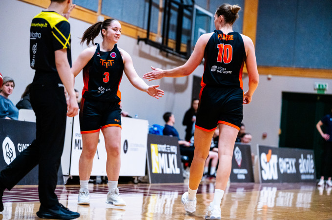 TTT naujokės debiutas pažymėtas pratęsta pergalių serija uostamiestyje 