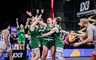 Lietuvaitės Singapūre nuskynė bilietą į pasaulio 3x3 čempionatą