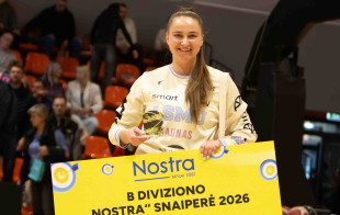 Pirmąkart konkurse dalyvavusi Zabulionė – geriausia B diviziono „Nostra“ snaiperė