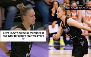 Griausmingai sutikta Jocytė debiutavo WNBA